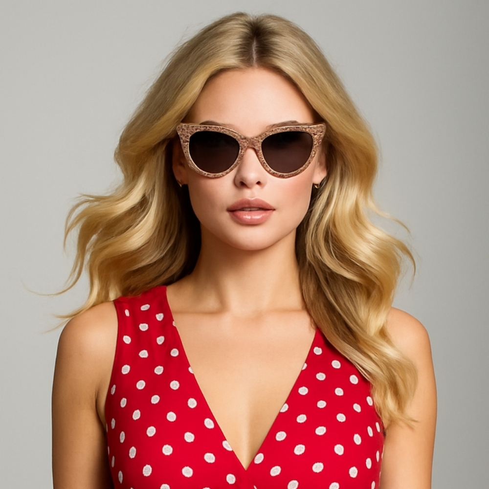 Frye Studded Cat Eye Sunglasses New With Tags UV Protection